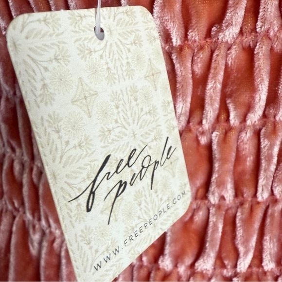 FREE PEOPLE Velvet Camille Midi Dress Size XS NWT - Picture 7 of 7